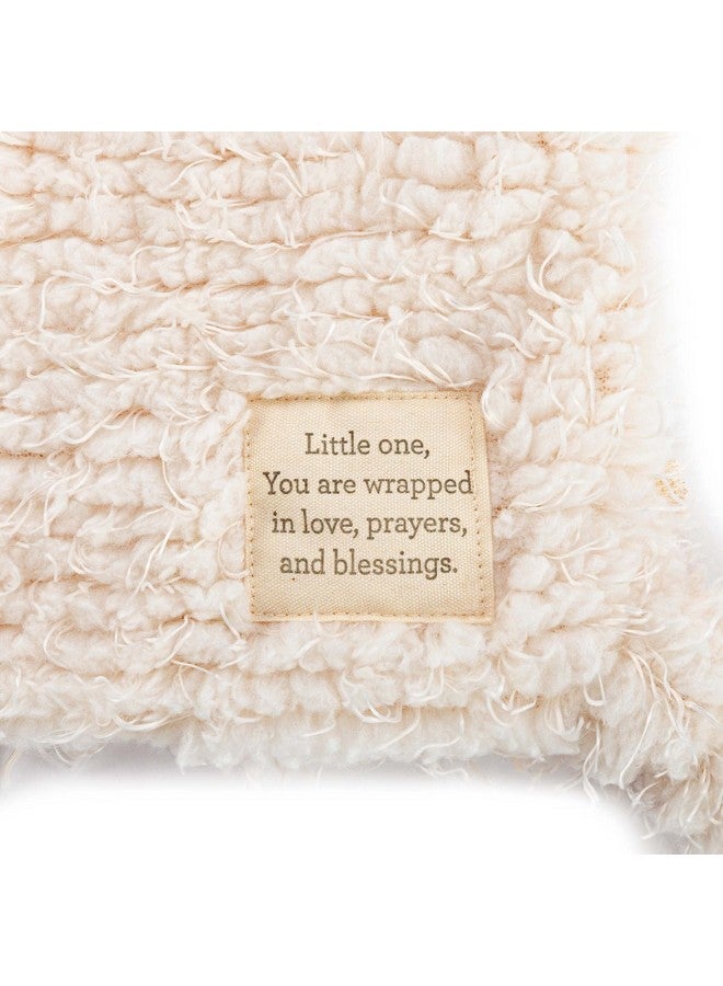 DEMDACO Wrapped In Prayer Cream Color And Pink 12 X 9 Inch Children'S Stuffed Animal Blankie Bunny  - Image 4