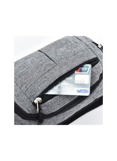 erorex Fanny Pack Hip Bag Chest Bag Running Waist Pack for Hiking Outdoor Workout Gray | Sporting Goods | Outdoor Sports | Camping & Hiking | Hiking Backpacks | Waist Packs & Bags  - Image 3