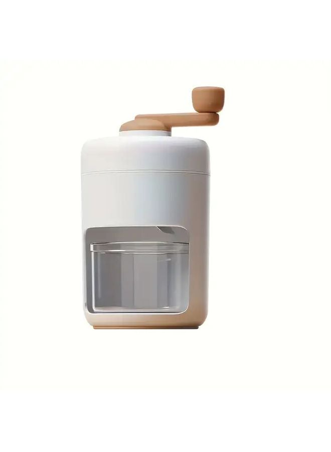 كسارة الثلج اليدوية ذات الذراع الدوار - متينة مصنوعة من البولي بروبيلين النقي - لا تحتاج إلى كهرباء - مثالية للمطبخ والتخييم - Image 1