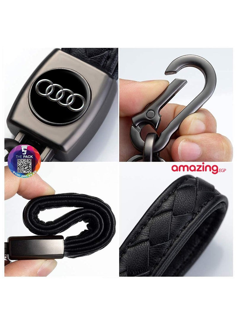THE PACK Keyring with Logo Gift For (Audi)  - Image 2