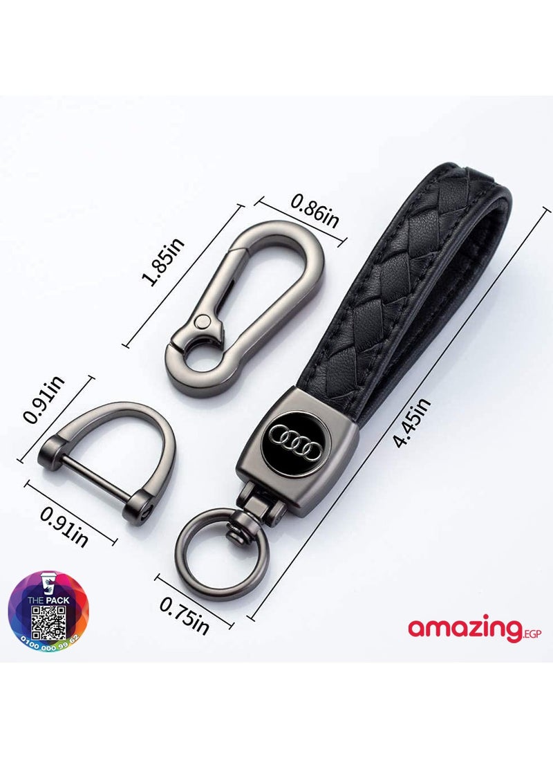 THE PACK Keyring with Logo Gift For (Audi)  - Image 3