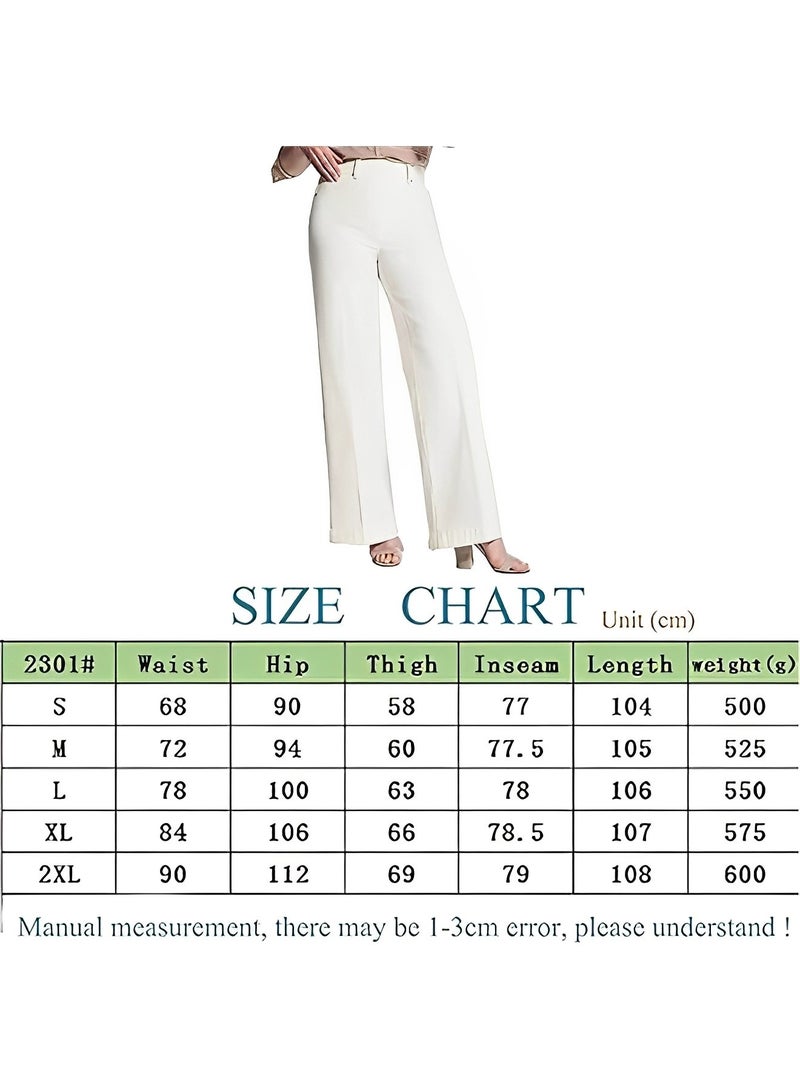 REOCLE Women's Leg Jeans Mid-Rise Stretchy Baggy Jeans Loose Stretchy Lightweight Jeans High Waist Wide Leg Straight Denim Pants with Pockets - Image 5