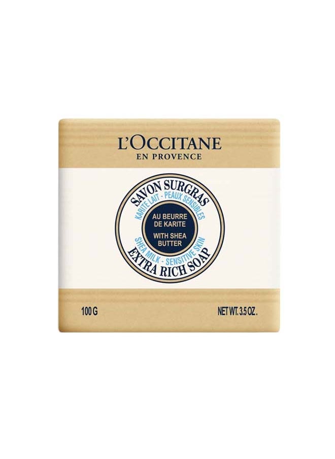 L'OCCITANE Shea Milk Sensitive Skin Extra Rich Soap 3.50 oz - Pack of 3 - Image 2