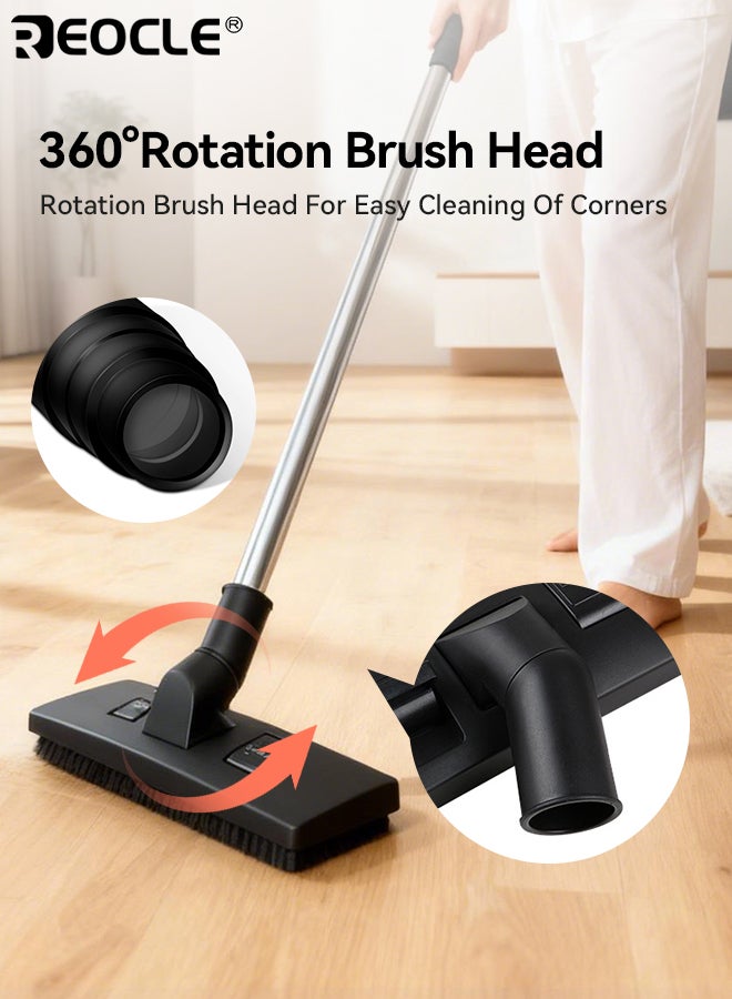 ريوكل 2 قطعة أداة رأس فرشاة أرضية عالمية 32 مم استبدال مكنسة كهربائية مع محول خرطوم فراغ فرشاة السجاد فوهة الملحقات لرأس فرشاة هنري هوفر متين سهل التركيب مثالي للرجال والنساء - Image 2