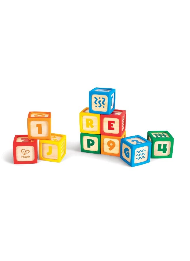 Hape Hape Grip & Stack Silicone & Wood Blocks  - Image 1