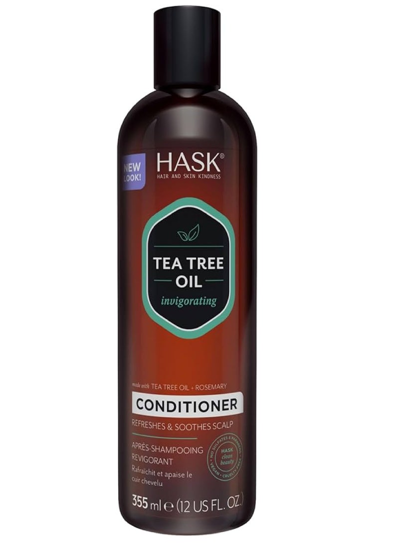 HASK TEA TREE OIL INVIGORATING CONDITIONER 355ML