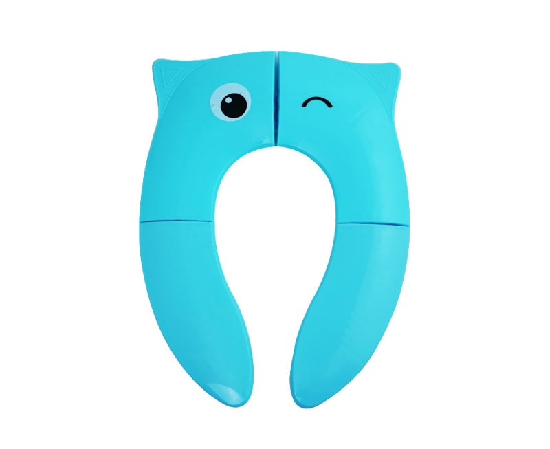 Blue Portable Foldable Potty Training Seat - Image 1