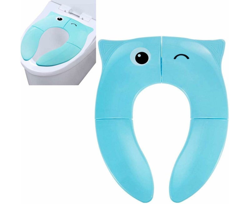 Blue Portable Foldable Potty Training Seat - Image 2