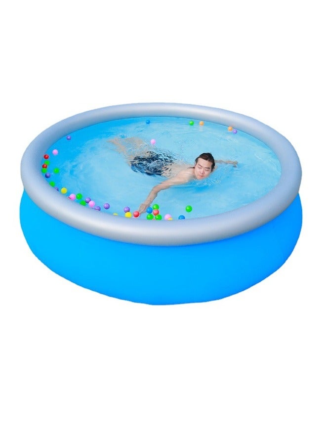 KLNAMAEAAN Foldable Inflatable Round Swimming Pool 305x76 cm - Image 1