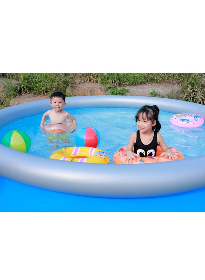 KLNAMAEAAN Foldable Inflatable Round Swimming Pool 305x76 cm - Image 5