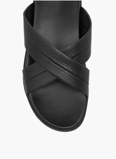 Le Confort Men's Cross Strap Slip-On Sandals  - Image 3