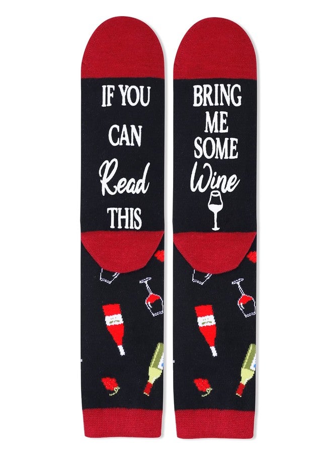 زي مارت هدايا النبيذ من زمارت للنساء - جوارب لمحبي النبيذ، هدايا صغيرة مثالية للشرب - Image 3