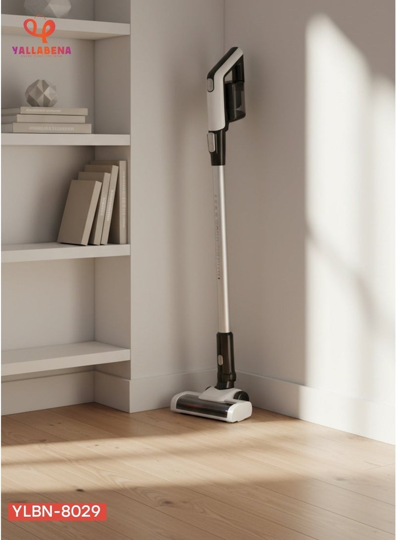 YALLABENA Cordless Vacuum Cleaner 150W, 10Kpa Suction,. 2000mAh Battery, 2-Speed Control with Rotating Brush – Model 8029 - Image 2