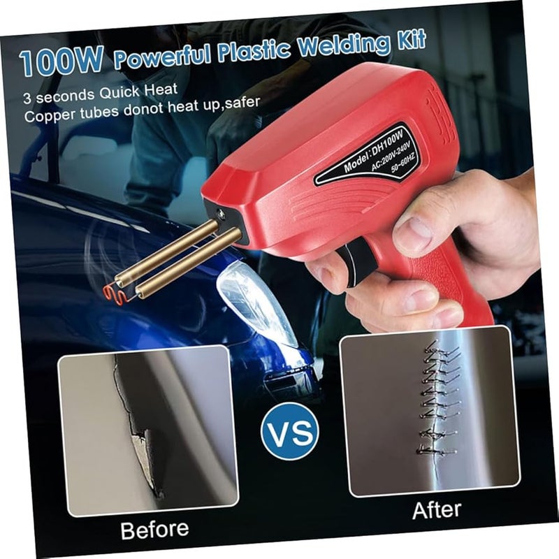 Automotive Bumper Repair Tool Welding Gun Kit With Linear Wave Nails Shape Nails US Plug - Image 4