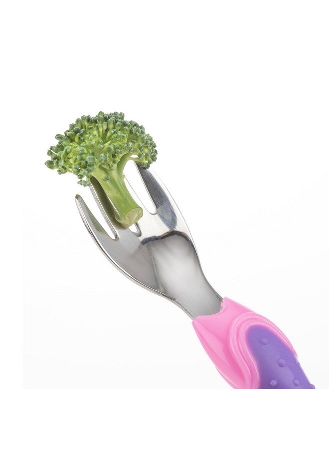 نوبي أداة نوبي المصنوعة من الفولاذ المقاوم للصدأ، وردي/أرجواني، قطعتان - Image 4