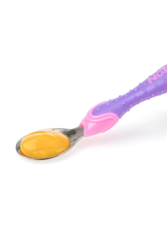 نوبي أداة نوبي المصنوعة من الفولاذ المقاوم للصدأ، وردي/أرجواني، قطعتان - Image 3