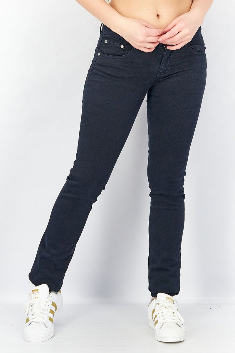 Harmont & Blaine Harmont Blaine Sport Women Slim Fit  Solid Stretchable Jeans, Indigo - Image 1
