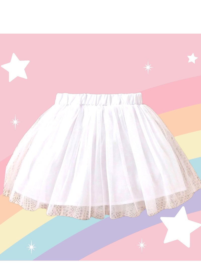 Generic A girls' pocket for school parties, weddings, and special occasions. A tulle pocket with lining, uniform size, length 60  cm  - Image 3