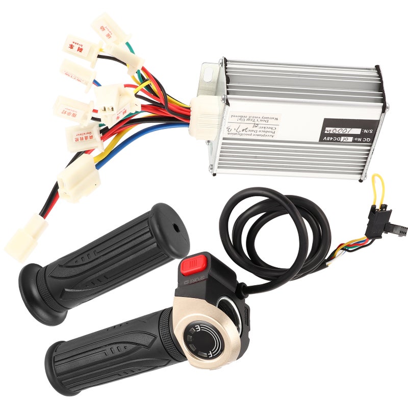 EBike Brushless Motor Controller Set Scooter 48V 1000W Controller and Rotate Handles - Image 4