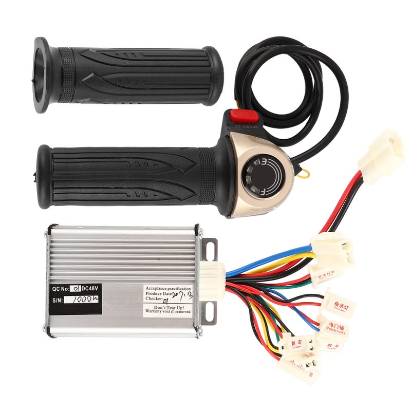 EBike Brushless Motor Controller Set Scooter 48V 1000W Controller and Rotate Handles - Image 3