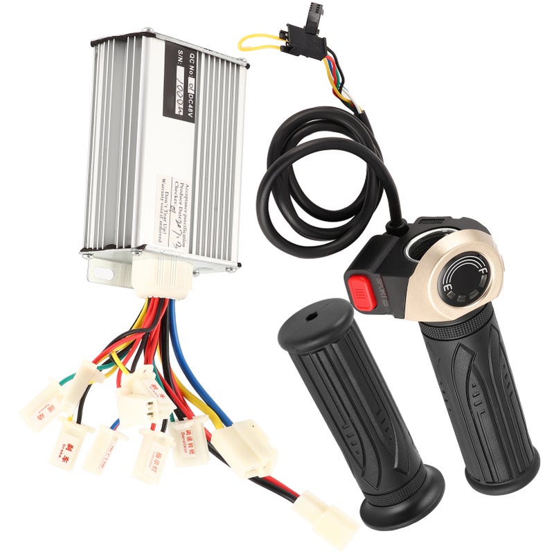 EBike Brushless Motor Controller Set Scooter 48V 1000W Controller and Rotate Handles - Image 2
