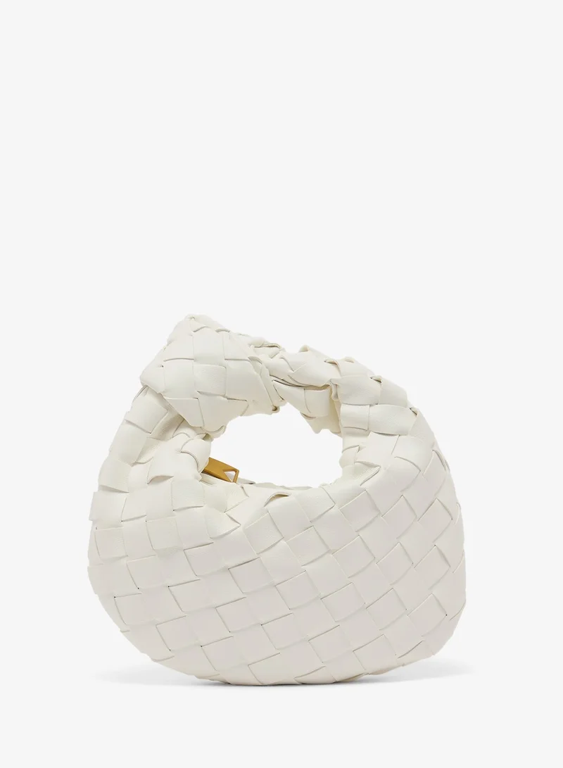 ELLA Woven Textured Handle Bag