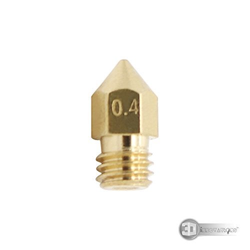 3DInnovations MK8 Extruder Nozzle Set 0.2mm, 0.3mm, 0.4mm & 0.5mm for 1.75mm Filament - Image 4