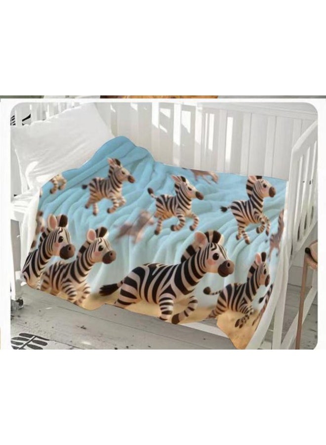 general Flannel thin blanket (warm and comfortable, suitable for sleep, gaming, dust removal and sandproof) 150cm*200cm - 266 - Image 3