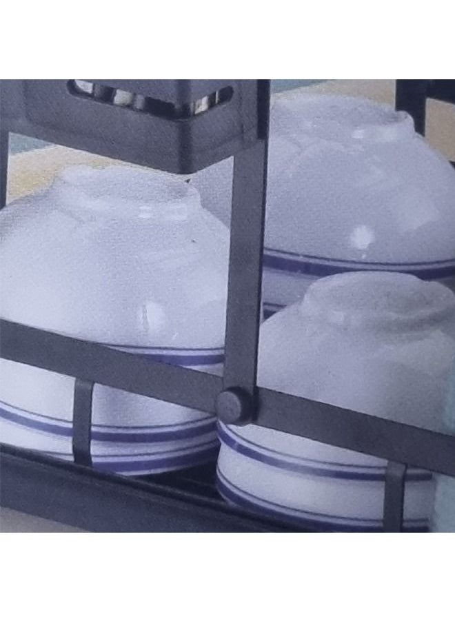 NKX 2 Tier Dish Rack With Drain Board  - Image 3