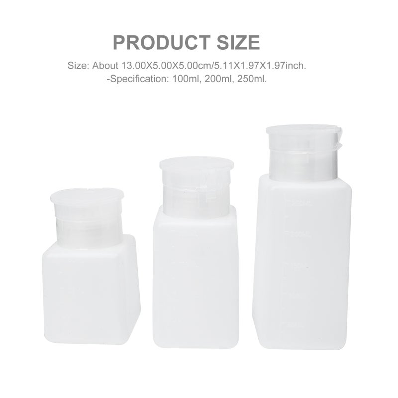 Pump Dispenser Bottle with Push Down Mechanism for Storing Liquids at Home and Travel - Image 2