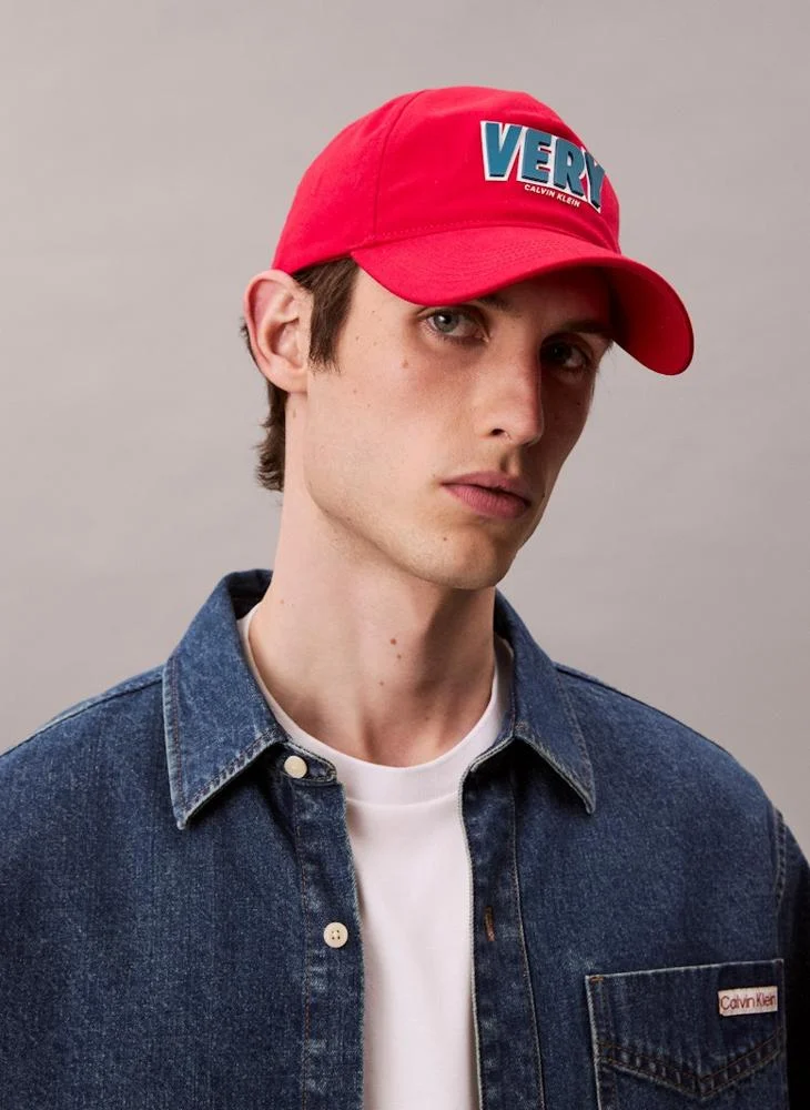 CALVIN KLEIN Graphic Curve Peak Cap
