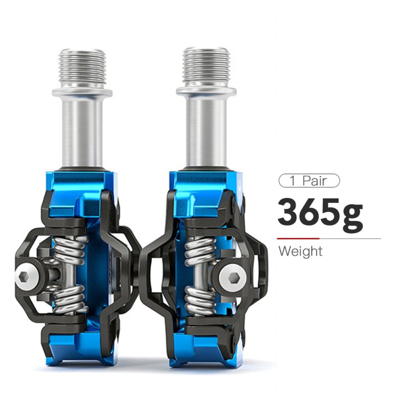 GEWAGE Bicycle Pedal Aluminum Alloy Flat Platform Antiskid Nail Surface - SPD Pedal with Sealed Bearings for Long Ride Comfort - Image 2