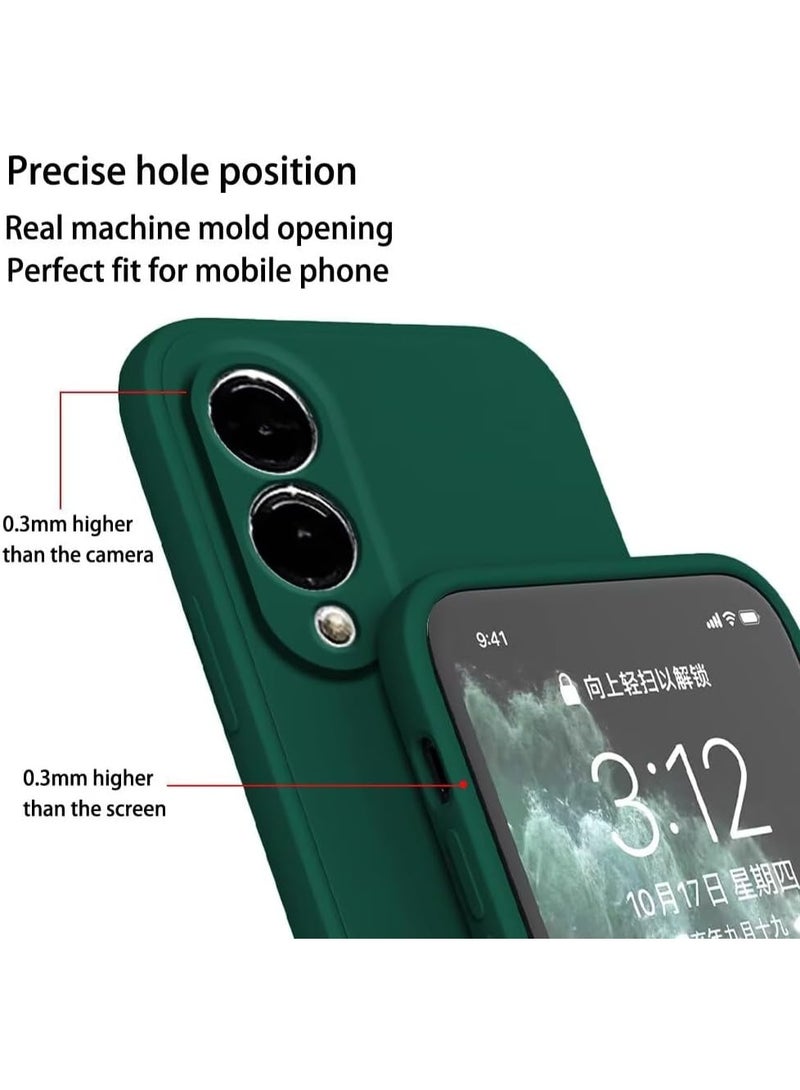 Case for Samsung Galaxy S25 Edge Soft Silicone Cover Shockproof Matte Finish Back Cover with Camera Protection Case for Samsung Galaxy S25 Edge - Image 2