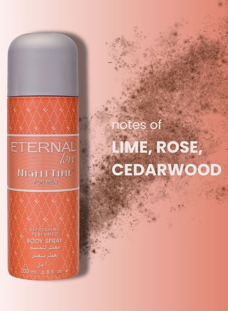 Eternal love بخاخ الجسم الليلي للرجال Eternal Love 200 مل - Image 2
