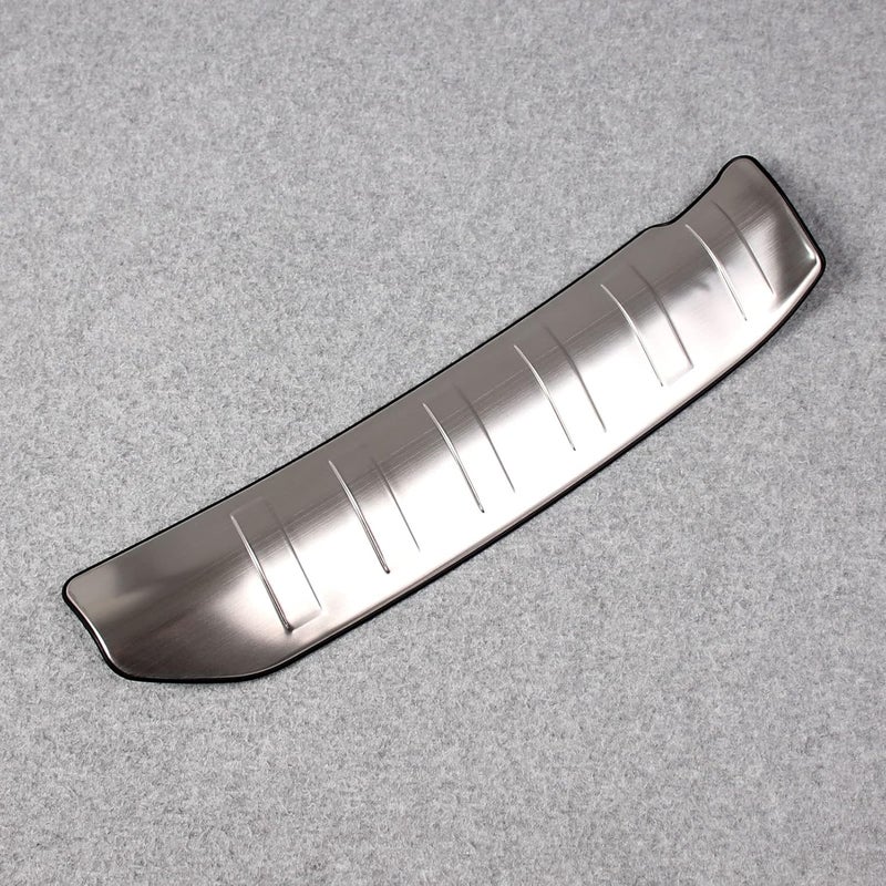 Beautost Rear Inside Bumper Sill Plate Guard Cover Trims for Nissan Kicks 2021-2024 - Silver - Image 3