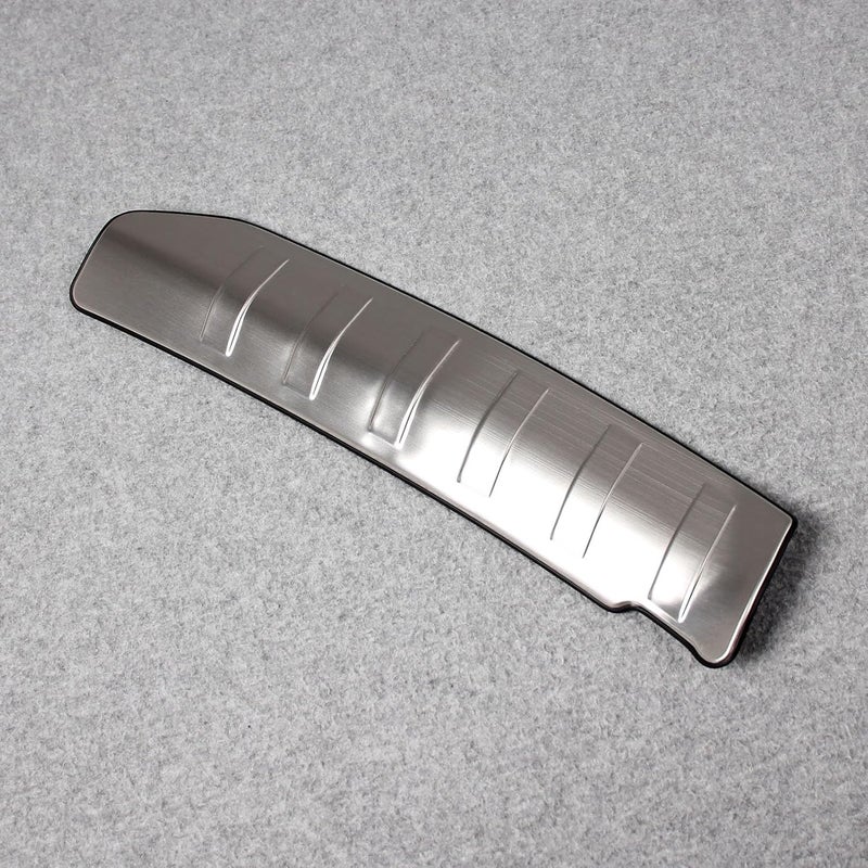 Beautost Rear Inside Bumper Sill Plate Guard Cover Trims for Nissan Kicks 2021-2024 - Silver - Image 4