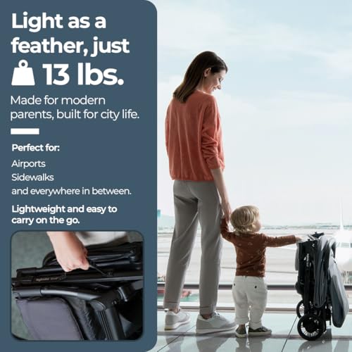 Inglesina Quid 2 Stroller - Alpaca Beige - Ultra Compact Lightweight Travel Stroller, Babies and Toddlers, Airplane Overhead, Foldable, Reclining Seat, Collapsible Canopy, 3 Months - 50 lbs, BPA Free - Image 2