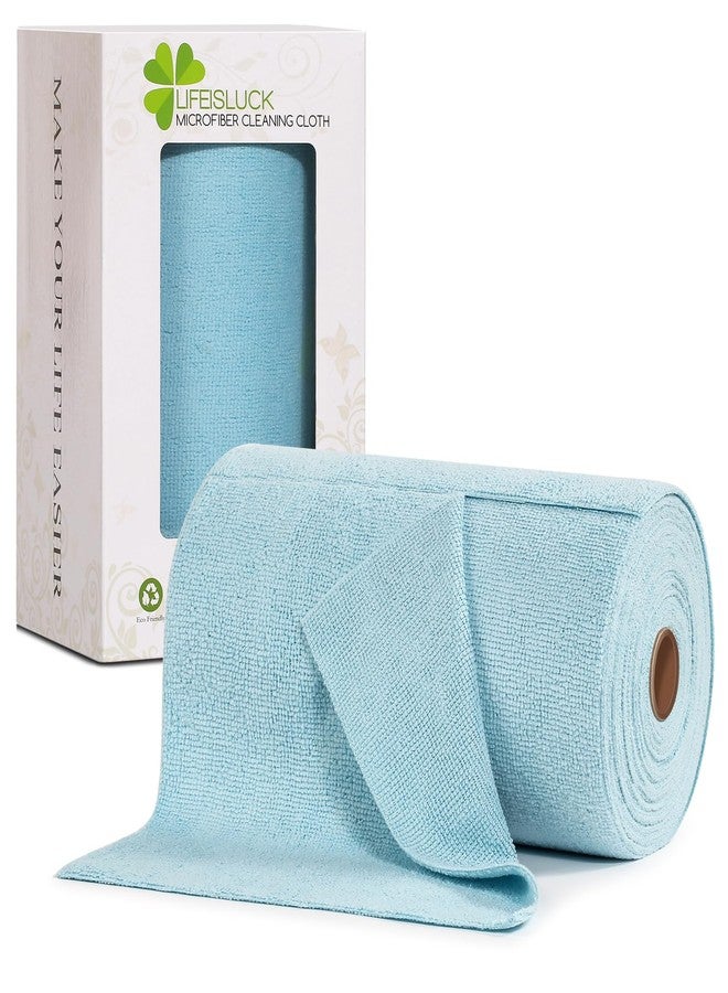 LifeisLuck 85 Pack Tear Away Microfiber Towels Roll, 10" x 10" Value Pack Reusable Cleaning Towels Absorbent Rags Fast Drying Dishcloths Lint Free Cleaning Wipes for Kitchen House Car - Image 1