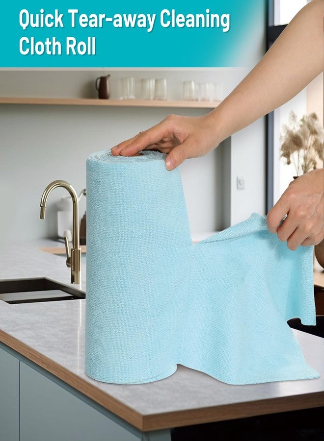 LifeisLuck 85 Pack Tear Away Microfiber Towels Roll, 10" x 10" Value Pack Reusable Cleaning Towels Absorbent Rags Fast Drying Dishcloths Lint Free Cleaning Wipes for Kitchen House Car - Image 3