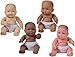 Constructive Playthings 10 Inch Huggable MultiCultural Baby Dolls MultiEthnic Social Emotional Learning Toys for Kids Set of 4 - Image 3