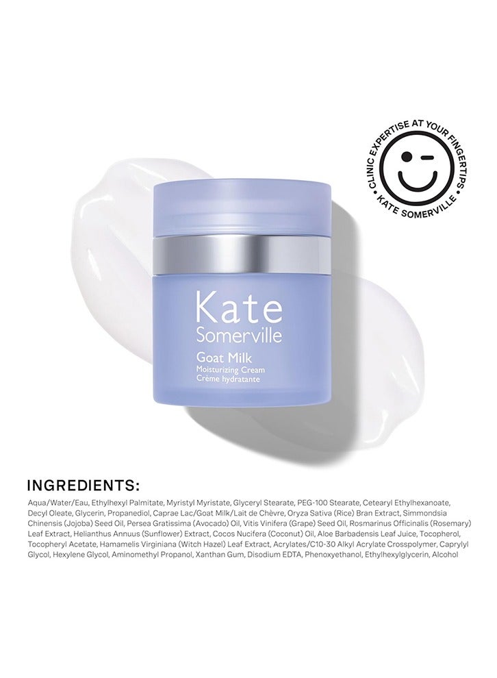 Kate Somerville Goat Milk Cream - Daily Moisturizer - Hydrating Facial Moisturizer (1.7 Fl. Oz.) - Image 3