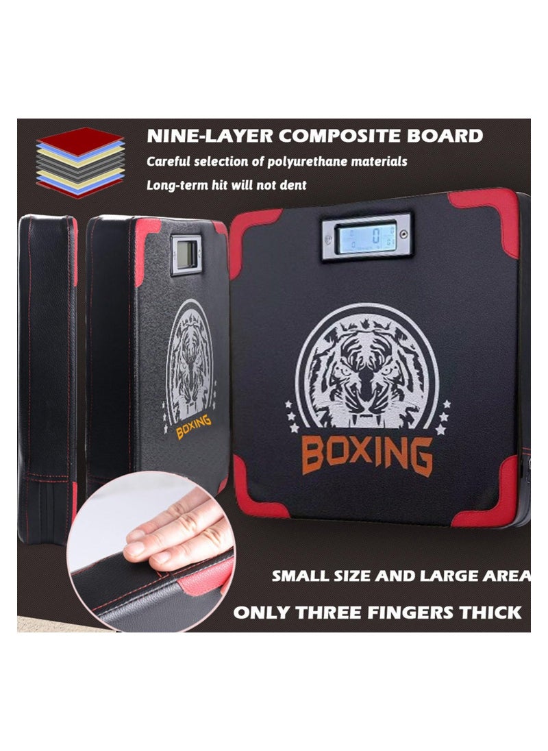 Generic Punch Force Tester, Boxing Strength Mat, Wall Mounted Boxing Mat Used for Training Boxing, Indoor and Outdoor Boxing Strength Tester, Adjustable Height, Displaying Boxing Strength/Frequency  - Image 2