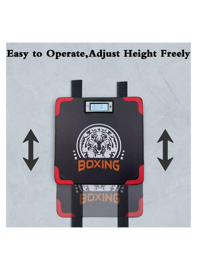 Generic Punch Force Tester, Boxing Strength Mat, Wall Mounted Boxing Mat Used for Training Boxing, Indoor and Outdoor Boxing Strength Tester, Adjustable Height, Displaying Boxing Strength/Frequency  - Image 4
