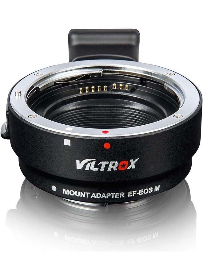 فيلتروكس محول التركيز التلقائي لعدسة VILTROX EF-EOS M، متوافق مع عدسة Canon EF/EF-S إلى Canon EOS M (حامل EF-M) جسم الكاميرا بدون مرآة EOS M100 M50 M3 M10 M6 M5  - Image 1