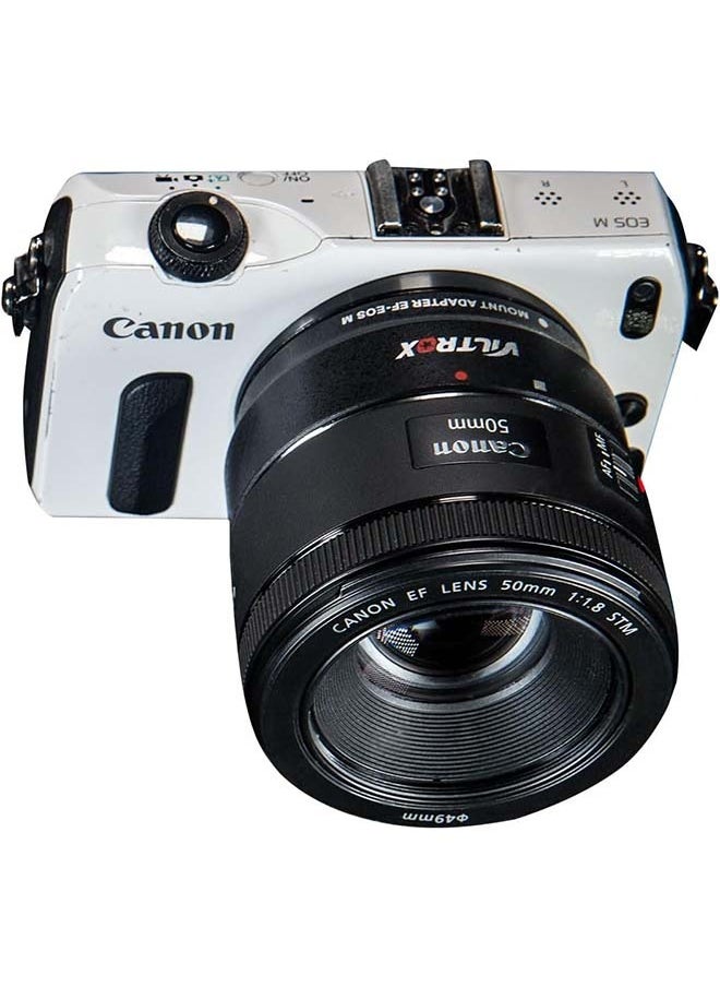 فيلتروكس محول التركيز التلقائي لعدسة VILTROX EF-EOS M، متوافق مع عدسة Canon EF/EF-S إلى Canon EOS M (حامل EF-M) جسم الكاميرا بدون مرآة EOS M100 M50 M3 M10 M6 M5  - Image 5