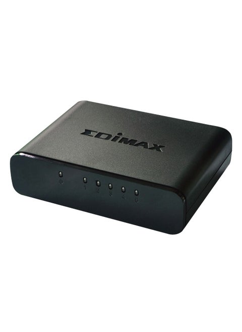 Edimax Switch 5 port supports high speed Ethernet, with speeds up to 10/100 Mbps.