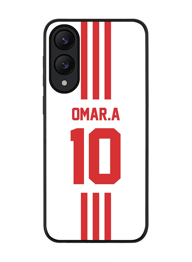 Stylizedd For Samsung Galaxy S25 Edge Case,Slim fit Camera Protection, Shockproof Thin Phone cover  - Football - UAE,  Omar.A