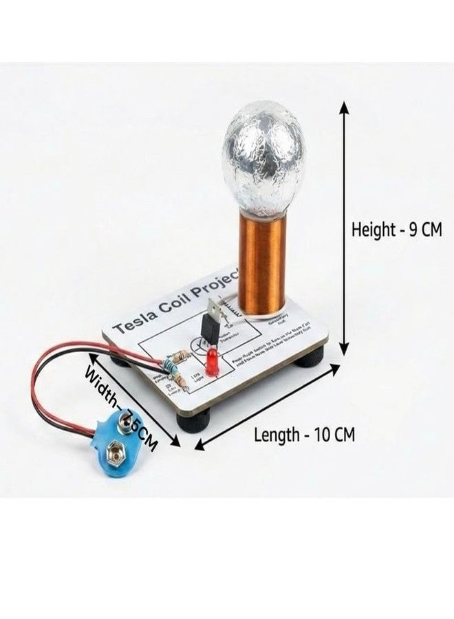 ESPtronics مجموعة أدوات تعليمية STEM لمشروع ملف تسلا العلمي من ESPtronics - نموذج عملي للحث الكهرومغناطيسي لطلاب الصف الثاني عشر والأطفال - Image 3