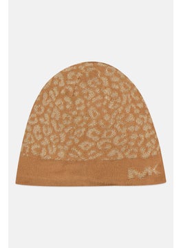 Women Metallic Print Bennie, Tan