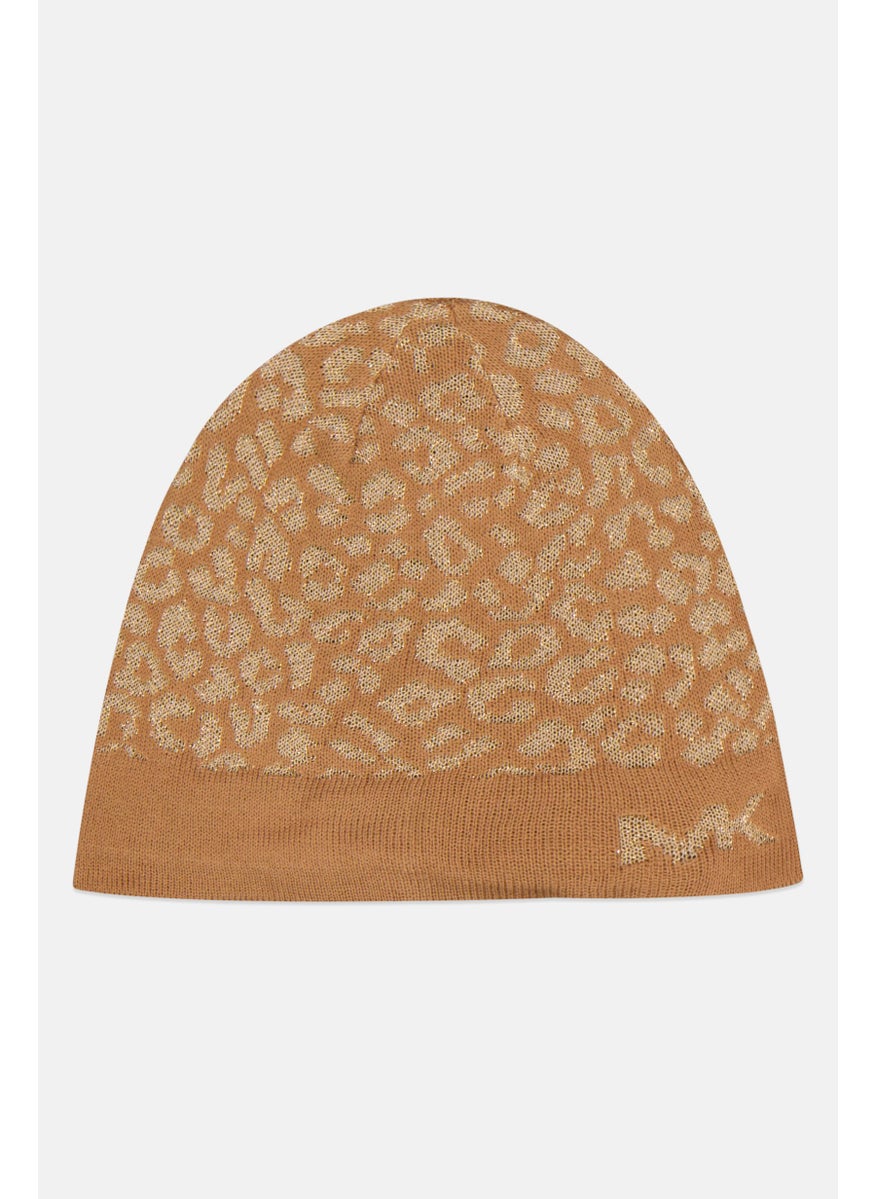 Michael Kors - Women Metallic Print Bennie, Tan - Image 1
